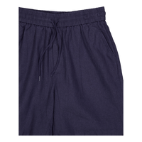 Otto Linen Shorts Dark Navy