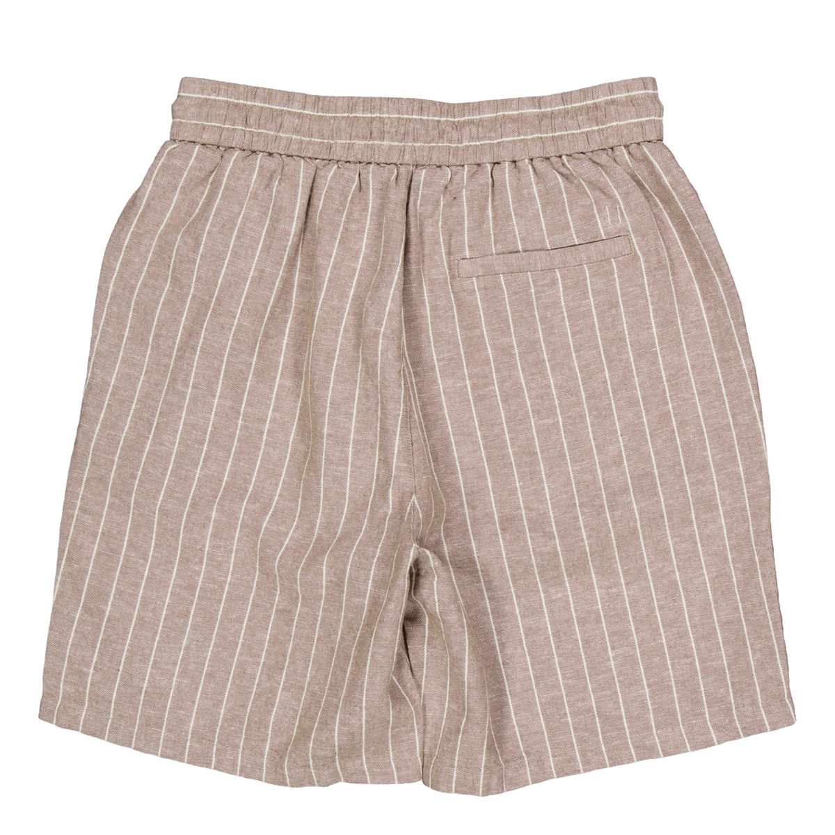 Otto Linen Shorts Walnut/light Ivory