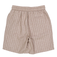 Otto Linen Shorts Walnut/light Ivory