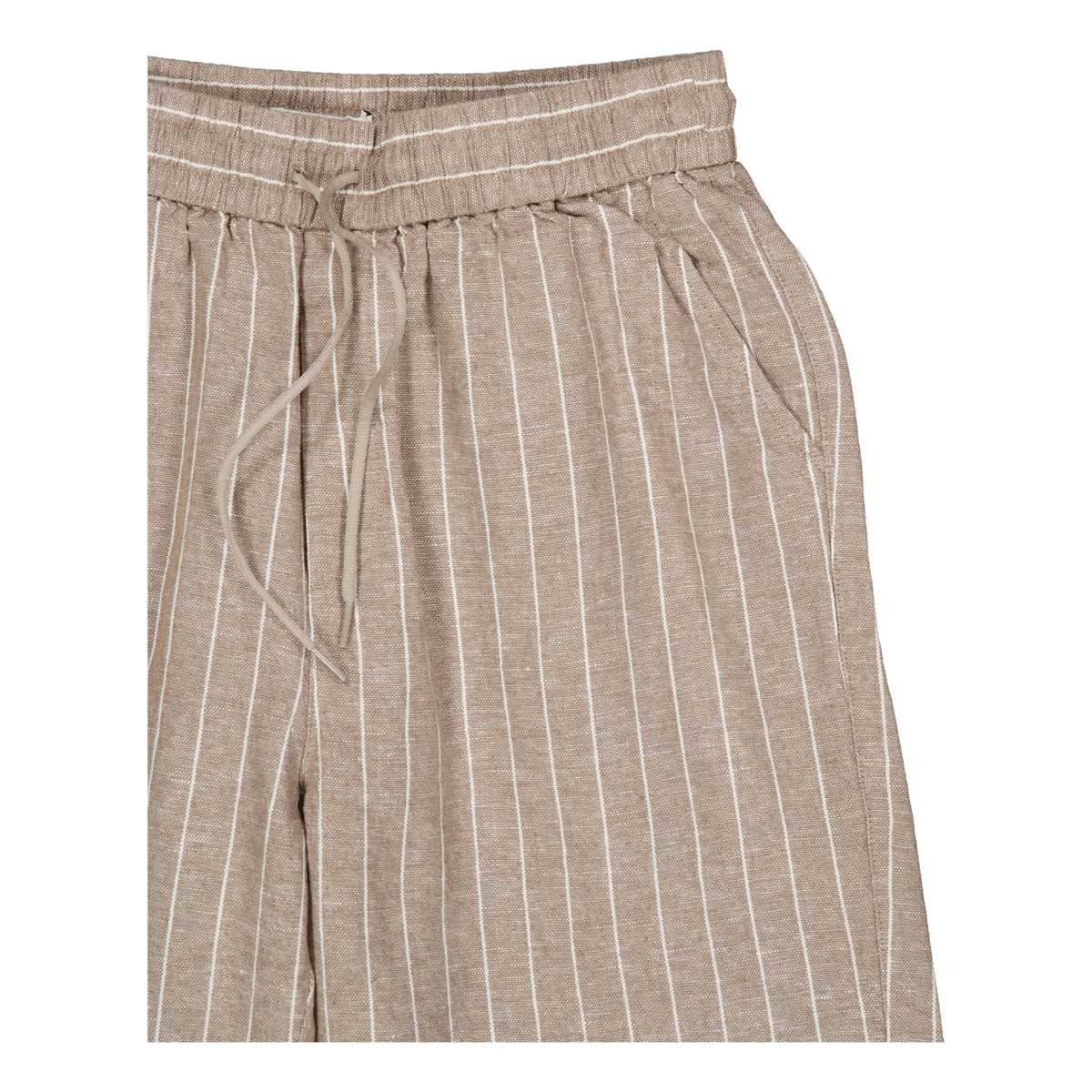 Otto Linen Shorts Walnut/light Ivory