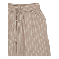 Otto Linen Shorts Walnut/light Ivory