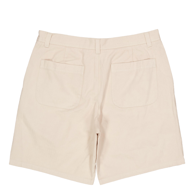 Kody Cotton Herringbone Shorts Ivory