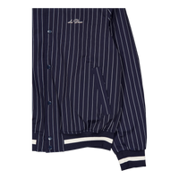 Les Deux Tech Varsity Jacket Dark Navy/ivory