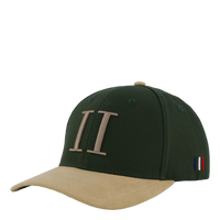 Baseball Cap Contrast Suede Ii Dark Chive Green/warm Sand