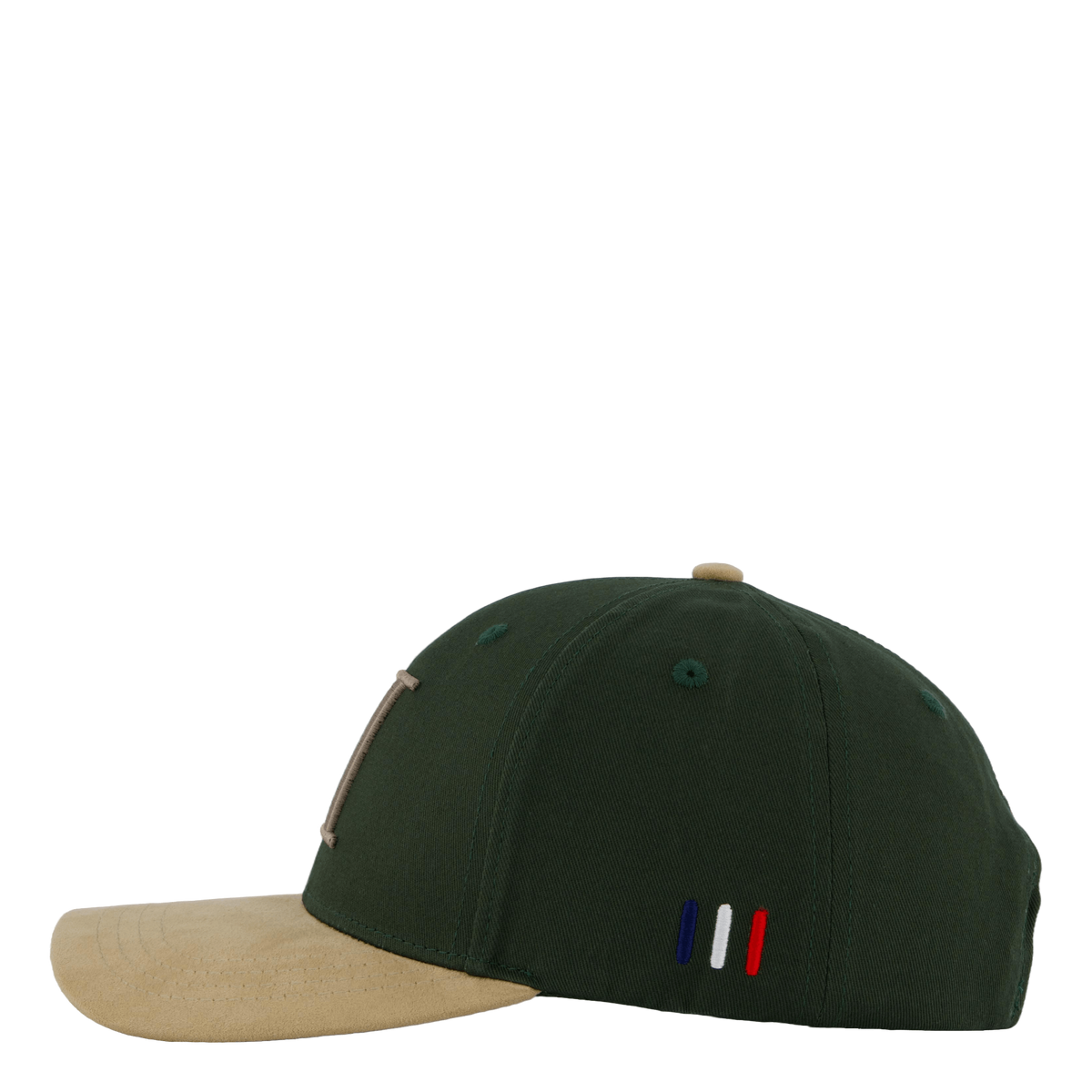 Baseball Cap Contrast Suede Ii Dark Chive Green/warm Sand