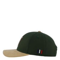 Baseball Cap Contrast Suede Ii Dark Chive Green/warm Sand