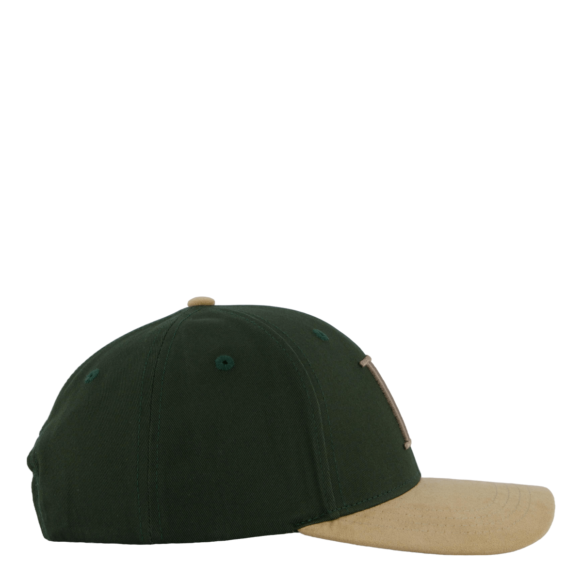 Baseball Cap Contrast Suede Ii Dark Chive Green/warm Sand