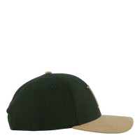 Baseball Cap Contrast Suede Ii Dark Chive Green/warm Sand