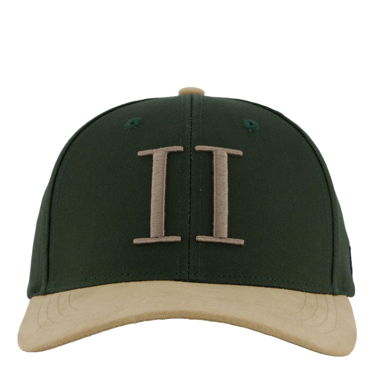 Baseball Cap Contrast Suede Ii Dark Chive Green/warm Sand