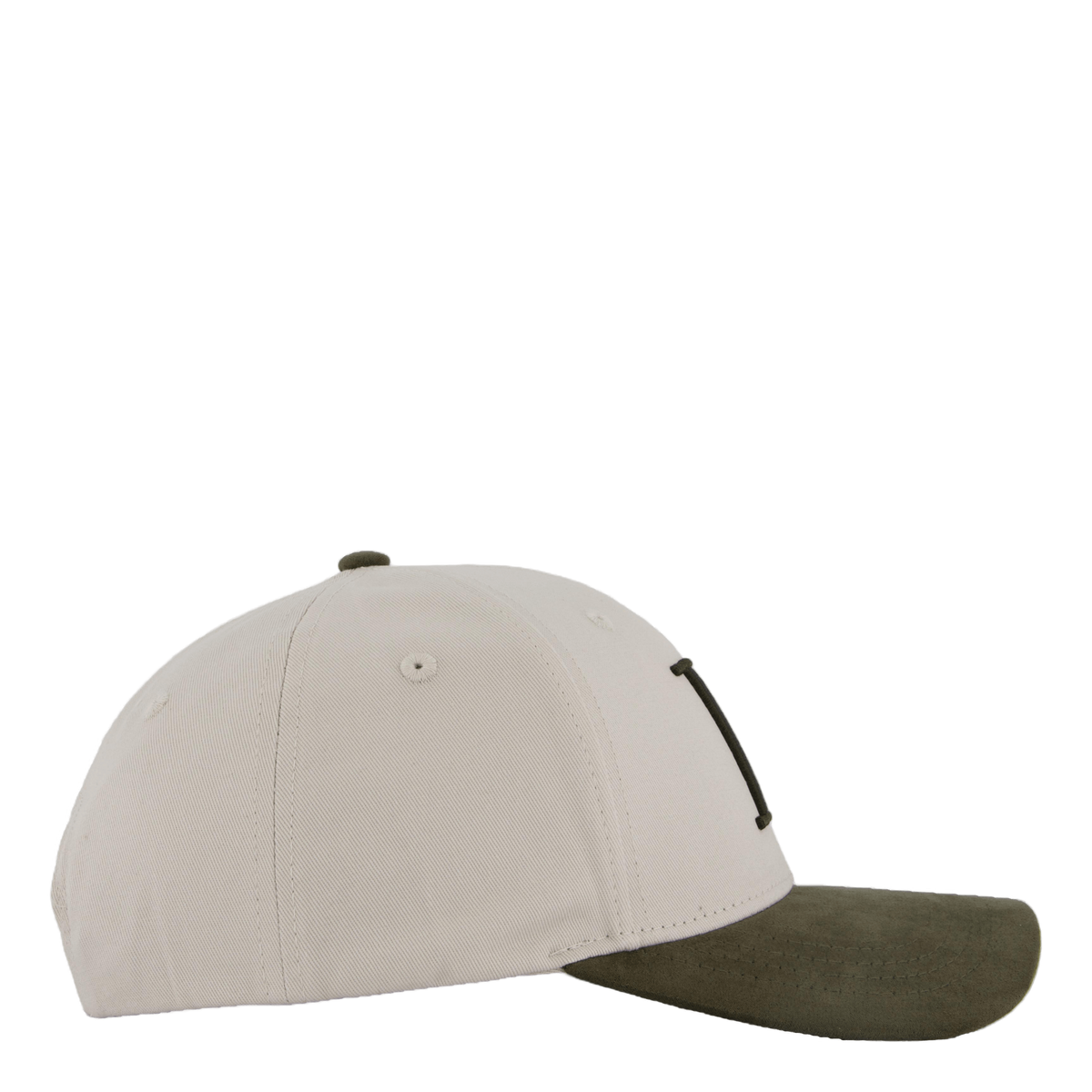 Baseball Cap Contrast Suede Ii Light Desert Sand/forest Green