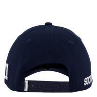 Les Deux 11 Baseball Cap Dark Navy/white