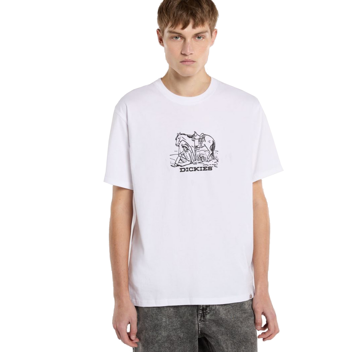 Companion Center Logo Ss Tee W White