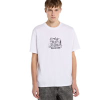 Companion Center Logo Ss Tee W White