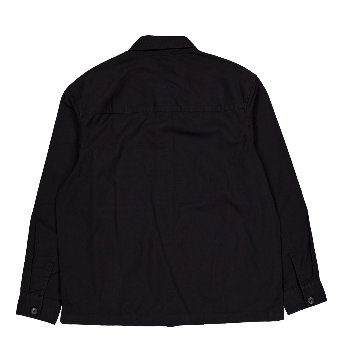 Clean Cotton Overshirt Black