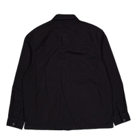 Clean Cotton Overshirt Black