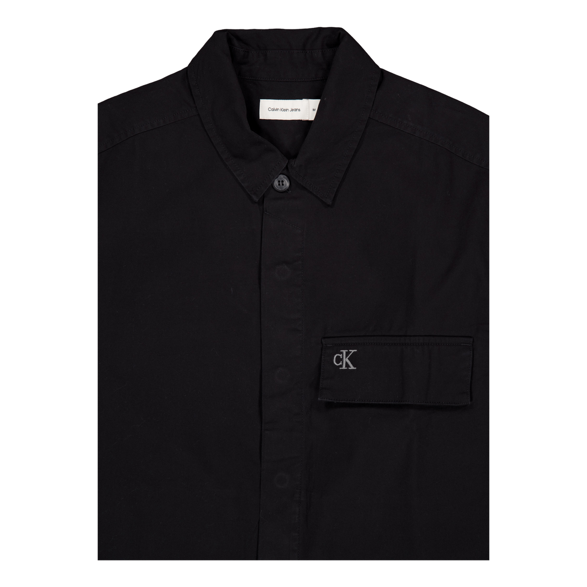 Clean Cotton Overshirt Black