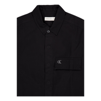 Clean Cotton Overshirt Black