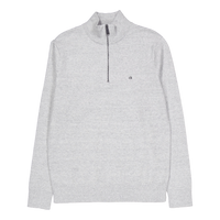 Waffle Texture Q-zip Grey