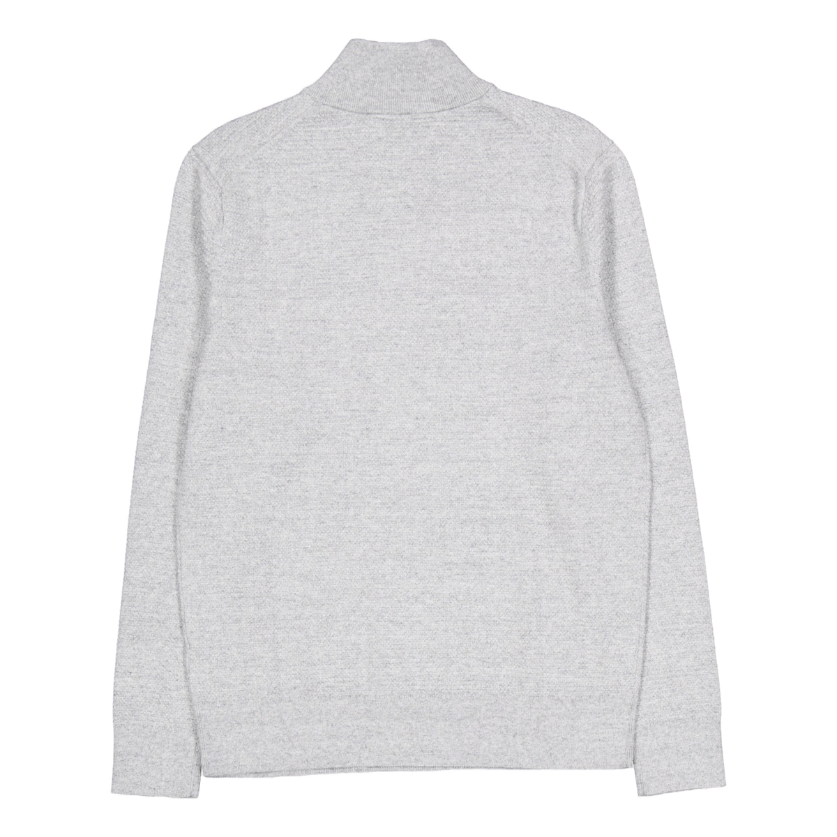 Waffle Texture Q-zip Grey