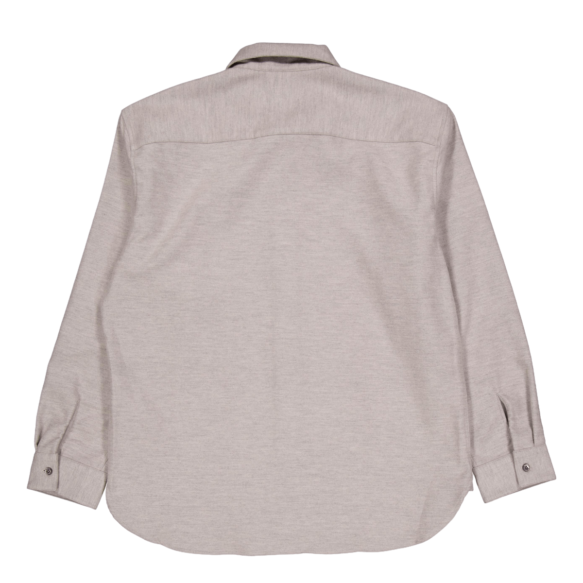 Brushed Wool Optic Overshirt Grey