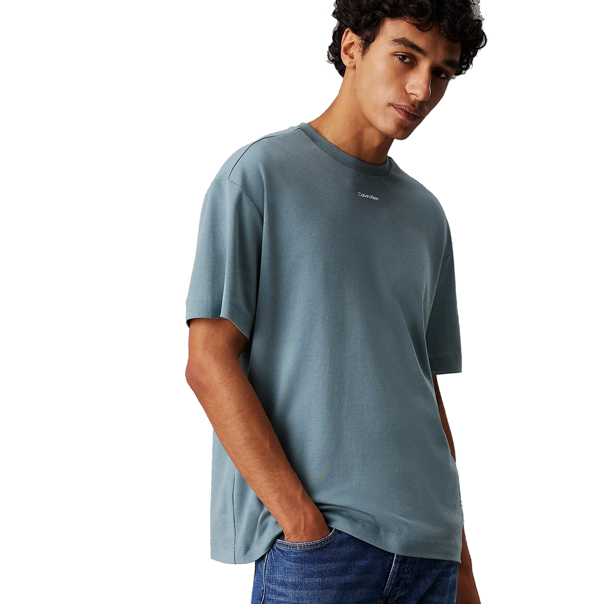 Nano Logo Interlock T-shirt Blue