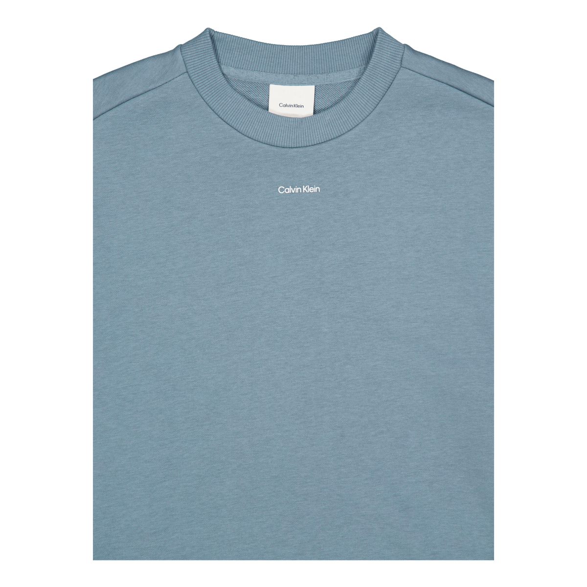 Nano Logo Cotton Modal Crew Blue