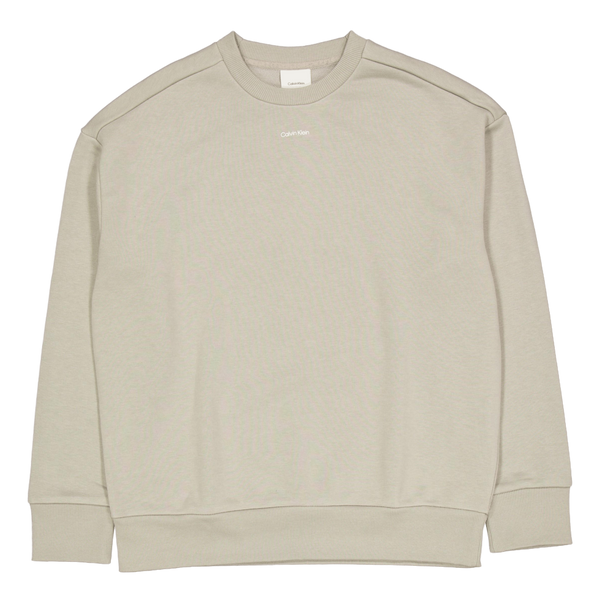 Nano Logo Cotton Modal Crew Khaki