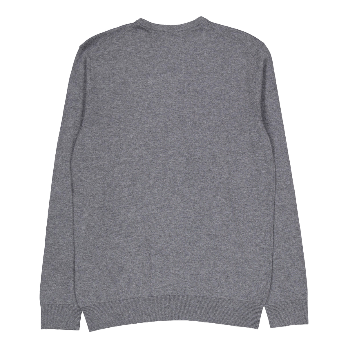 Cotton Silk Blend Cn Sweater Grey