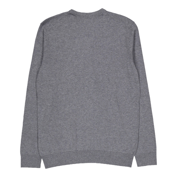 Cotton Silk Blend Cn Sweater Grey