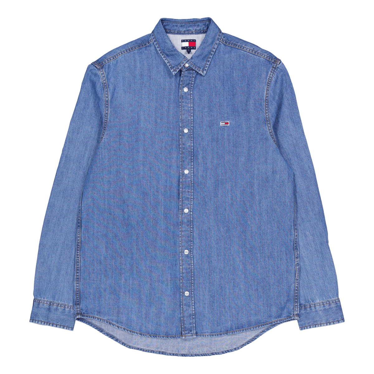 Rglr Fit Shirt Mid Blue Denim