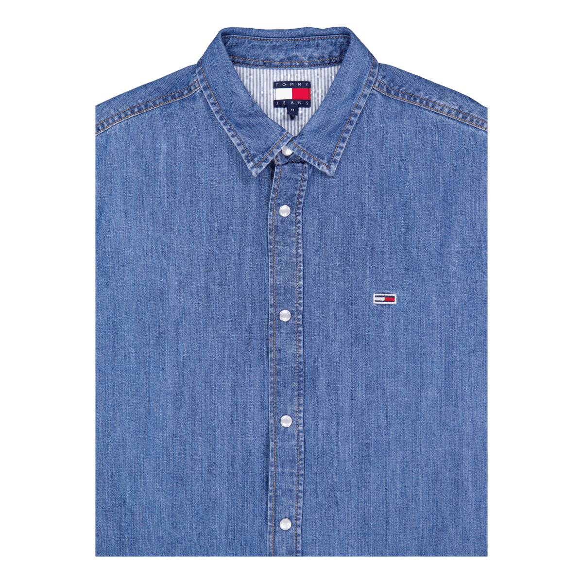 Rglr Fit Shirt Mid Blue Denim