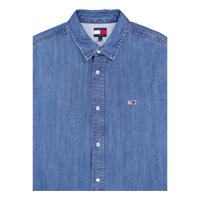 Rglr Fit Shirt Mid Blue Denim