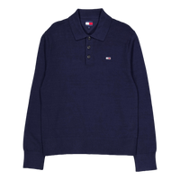 Tjm Slim Essential Polo Sweate Blue