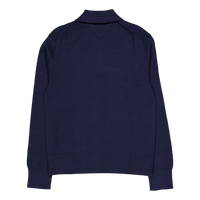 Tjm Slim Essential Polo Sweate Blue