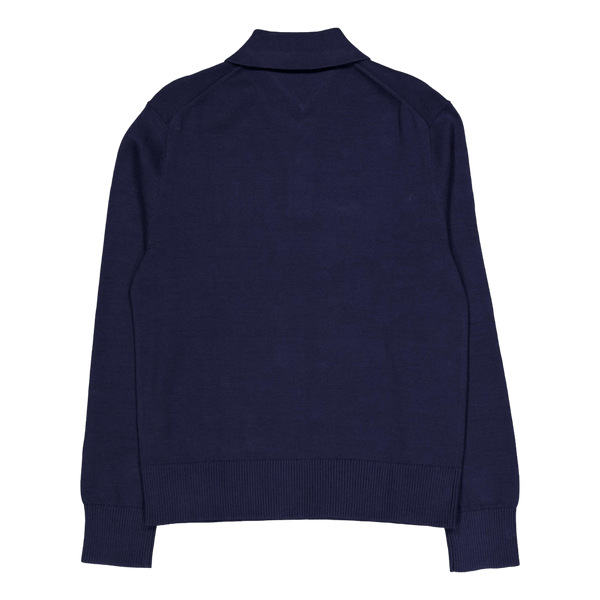 Tjm Slim Essential Polo Sweate Blue