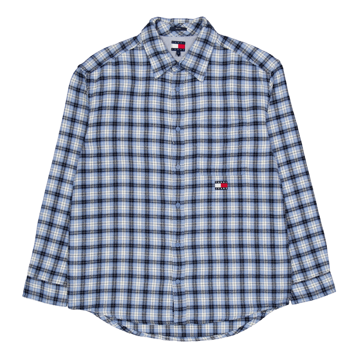 Tjm Badge Flannel Shirt Ext Blue