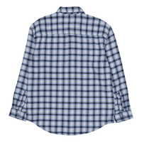 Tjm Badge Flannel Shirt Ext Blue