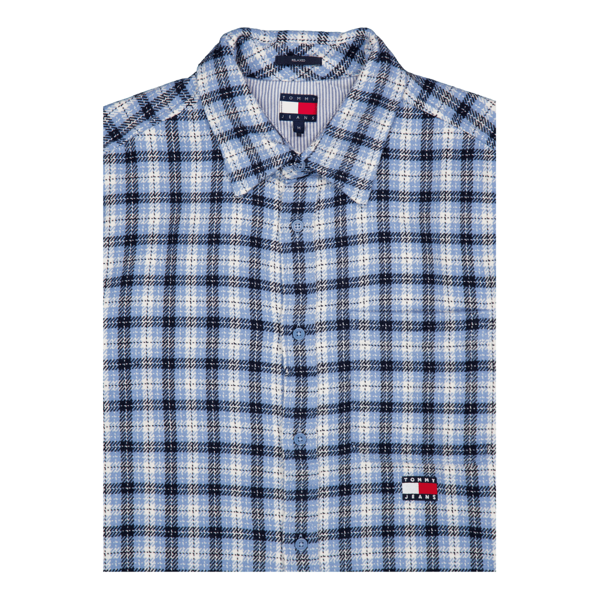 Tjm Badge Flannel Shirt Ext Blue