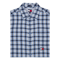 Tjm Badge Flannel Shirt Ext Blue