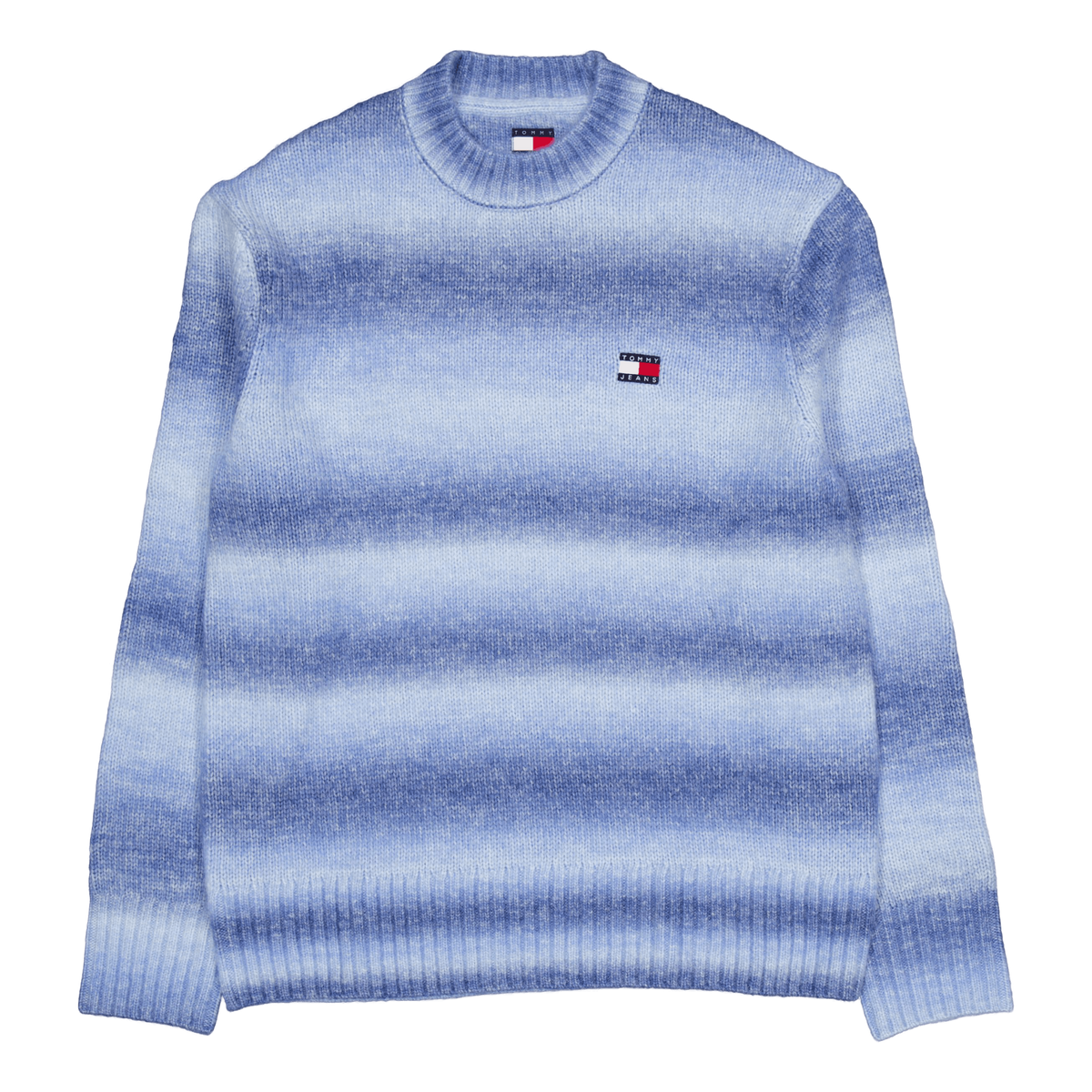 Tjm Reg Ombre Cneck Sweater Blue