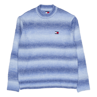 Tjm Reg Ombre Cneck Sweater Blue