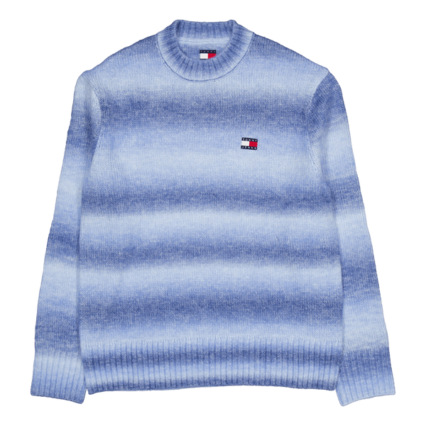 Tjm Reg Ombre Cneck Sweater Blue