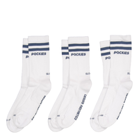 3-pack Teal Striped L.a. Socks Green