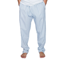 Ice Blue Striped Pyjama Pants Blue