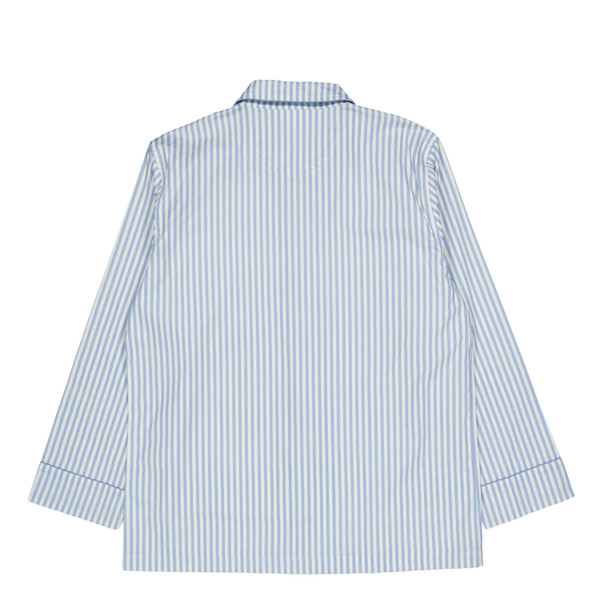 Ice Blue Striped Pyjama Shirt Blue