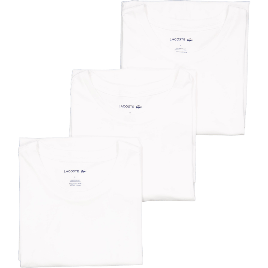 3-Pack Slim Fit Loungewear T-shirts WHITE