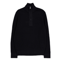 Alex Half Zip Knitted Sweater Black