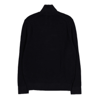 Alex Half Zip Knitted Sweater Black