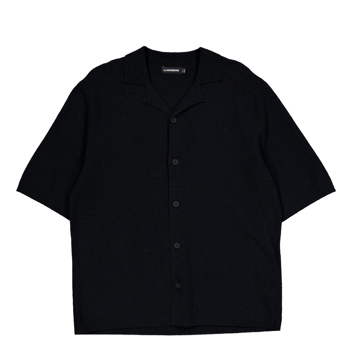 Sal Knitted Boucle Shirt Black