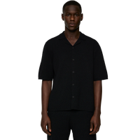 Sal Knitted Boucle Shirt Black